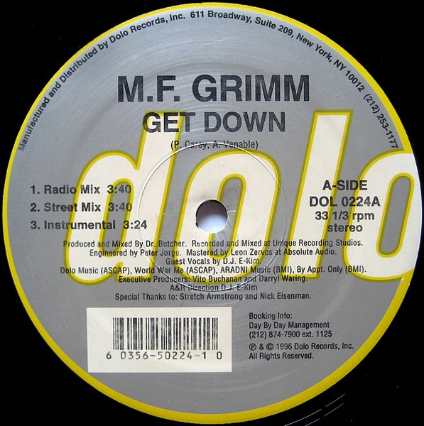 MF Grimm - Get Down | Dolo Records (DOL 0224) - 2