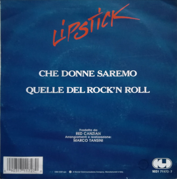 Lipstick - Che Donne Saremo | CGD (CGD 9031 71172-7) - 2
