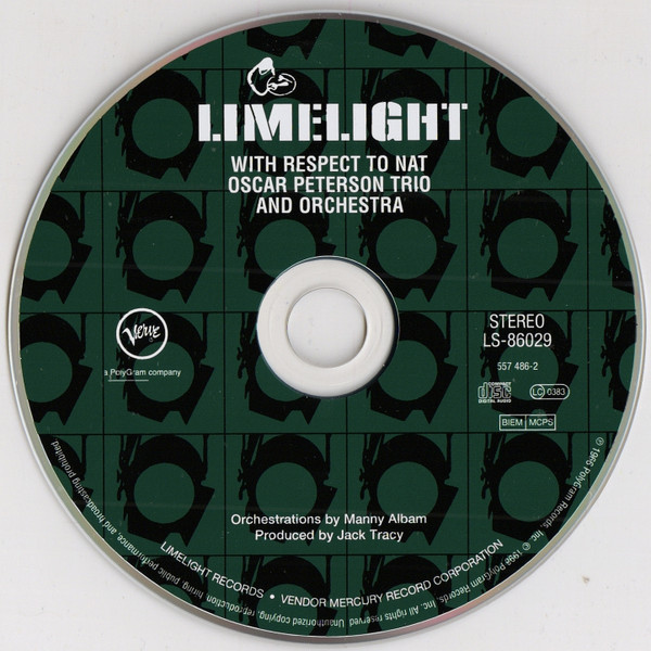 The Oscar Peterson Trio - With Respect To Nat | Limelight (LS-86029) - 3 The Oscar Peterson Trio - With Respect To Nat | Limelight (LS-86029) - 3