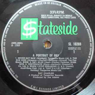 Ray Charles - A Portrait Of Ray | Stateside (SL 10269) - 2 Ray Charles - A Portrait Of Ray | Stateside (SL 10269) - 2
