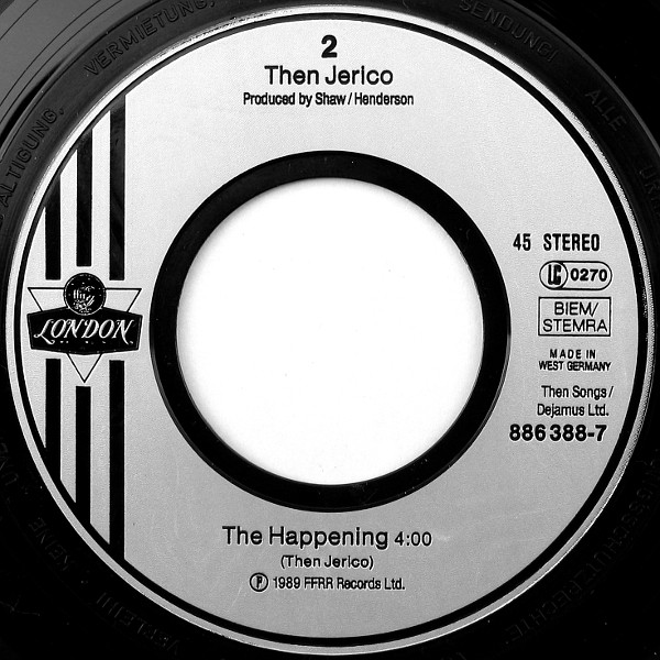 Then Jerico - Big Area | London Records (886 388-7) - 3