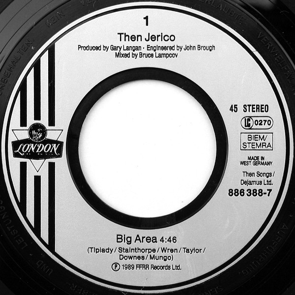 Then Jerico - Big Area | London Records (886 388-7) - 2