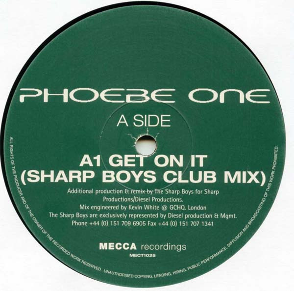 Phoebe One - Get On It | Mecca Recordings (MECT1025) - 2 Phoebe One - Get On It | Mecca Recordings (MECT1025) - 2