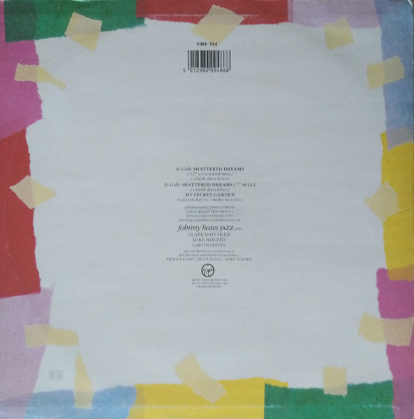 Johnny Hates Jazz - Shattered Dreams (Extended Mix) | Virgin (VINX 184) - 2
