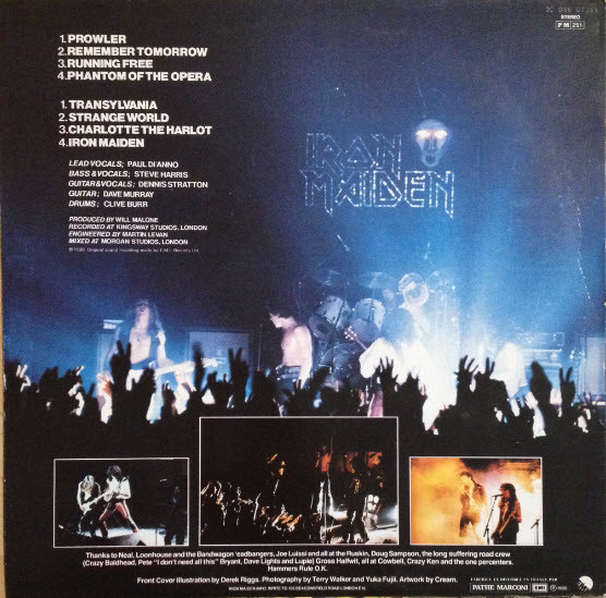 Iron Maiden - Iron Maiden | EMI (2C 068-07.269) - 2