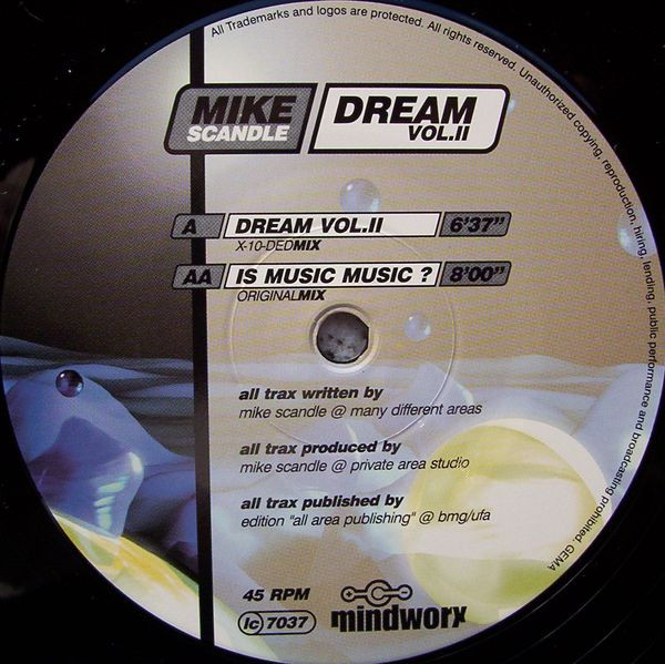 Mike Scandle - Dream Vol. II | Mindworx Records (MX 034.6) - 4