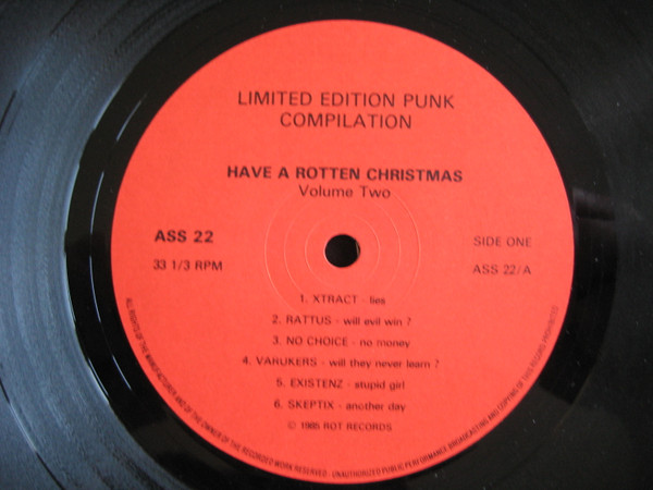Various - Have A Rotten Christmas Volume Two | Rot Records (ASS 22) - 3 Various - Have A Rotten Christmas Volume Two | Rot Records (ASS 22) - 3