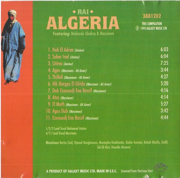 Various - Algeria - Rai | Galaxy Music Ltd. (3881202) - 2 Various - Algeria - Rai | Galaxy Music Ltd. (3881202) - 2