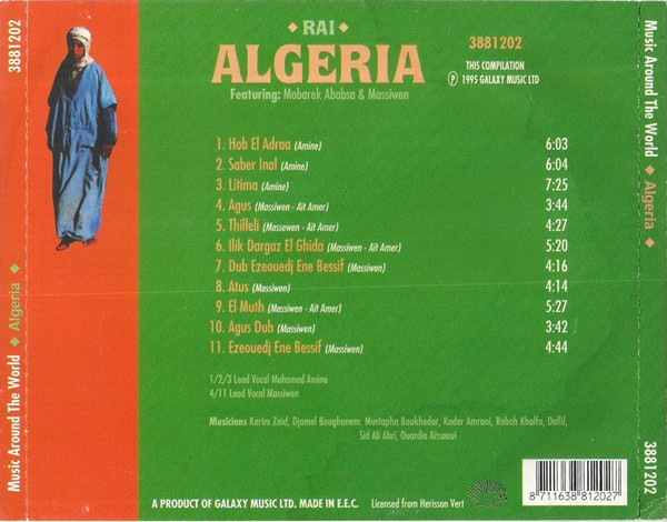 Various - Algeria - Rai | Galaxy Music Ltd. (3881202) - 3 Various - Algeria - Rai | Galaxy Music Ltd. (3881202) - 3