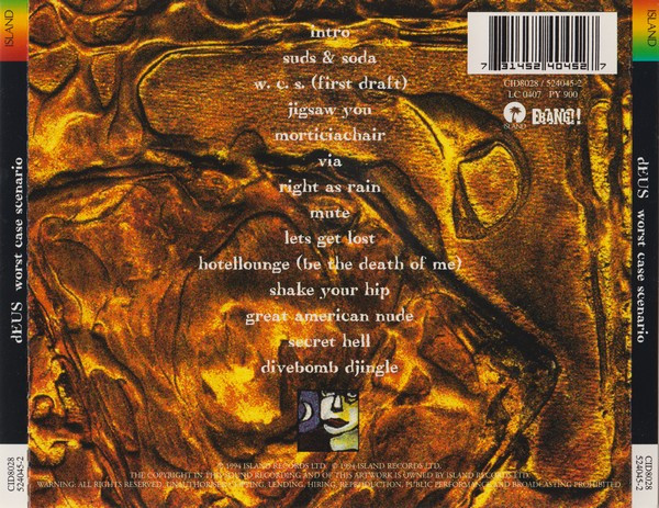 dEUS - Worst Case Scenario | Island Records (CID8028) - 4
