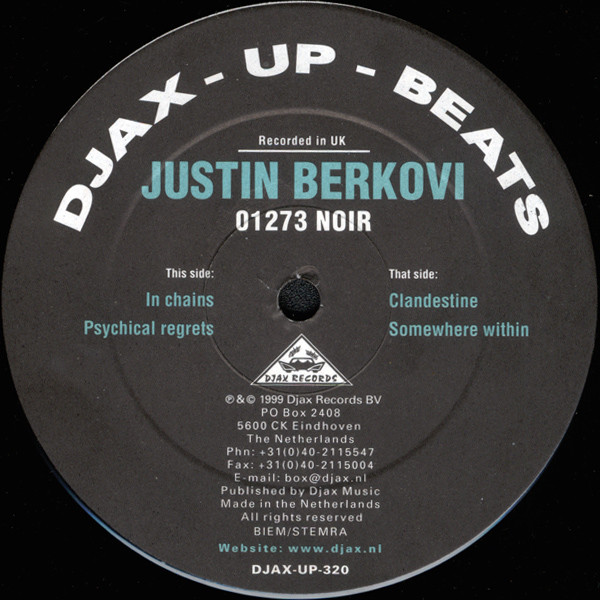 Justin Berkovi - 01273 Noir | Djax-Up-Beats (DJAX-UP-320) - 2