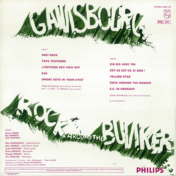 Serge Gainsbourg - Rock Around The Bunker | Philips (6325 195) - 2 Serge Gainsbourg - Rock Around The Bunker | Philips (6325 195) - 2