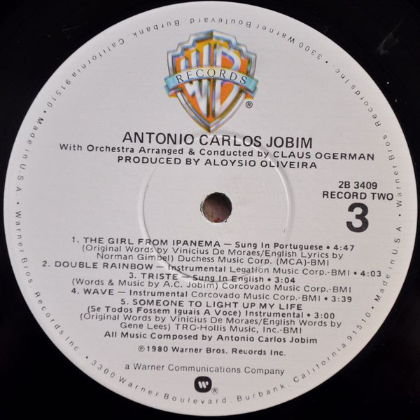 Antonio Carlos Jobim - Terra Brasilis | Warner Bros. Records (2B 3409) - 3 Antonio Carlos Jobim - Terra Brasilis | Warner Bros. Records (2B 3409) - 3