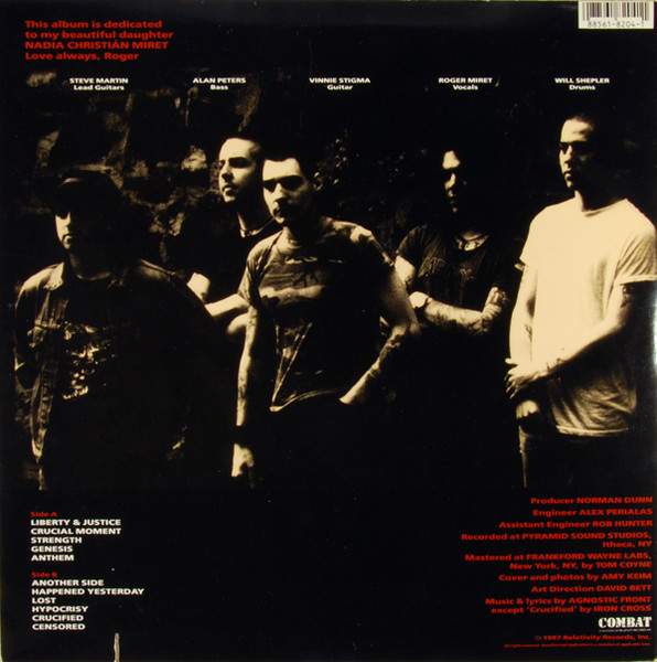 Agnostic Front - Liberty & Justice For... | Combat (88561-8204-1) - 2