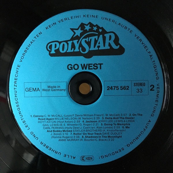 Various - Go West - Great Truckin' Country Hits | Polystar (2475 562) - 4