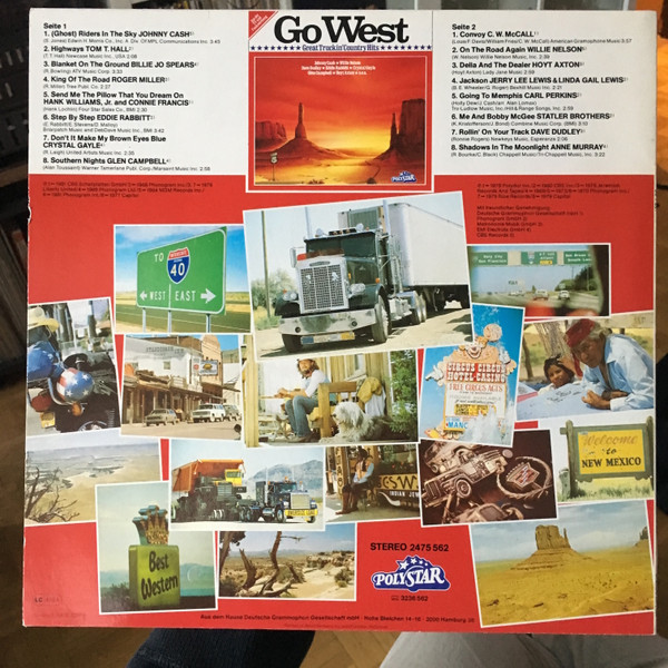 Various - Go West - Great Truckin' Country Hits | Polystar (2475 562) - 2
