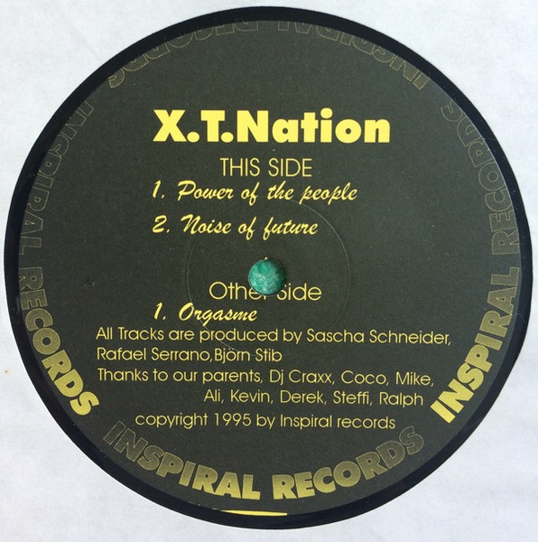 X.T.Nation - Orgasme | Inspiral Records (IR002) - 2