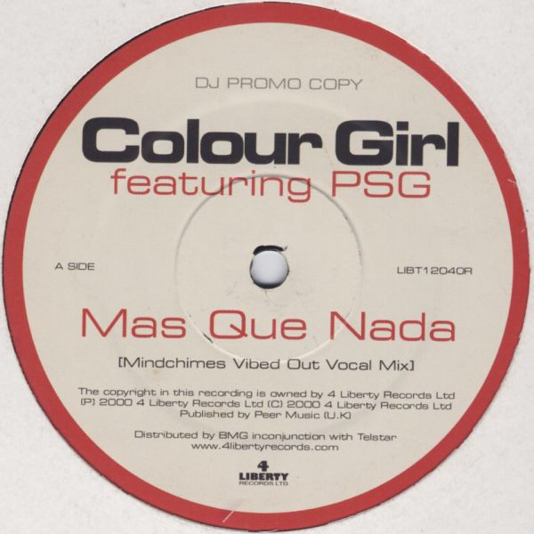 Colour Girl - Mas Que Nada | 4 Liberty Records Ltd (LIBT12040R)