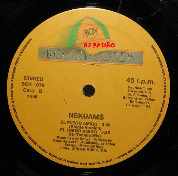 Nekuams - El Fuego Amigo | Boy Records (BOY-078) - 4 Nekuams - El Fuego Amigo | Boy Records (BOY-078) - 4