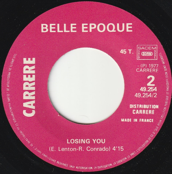 Belle Epoque - Miss Broadway | Carrere (49 254) - 4