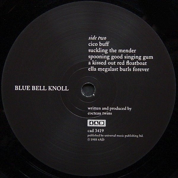 Cocteau Twins - Blue Bell Knoll | 4AD (cad 3419) - 4 Cocteau Twins - Blue Bell Knoll | 4AD (cad 3419) - 4