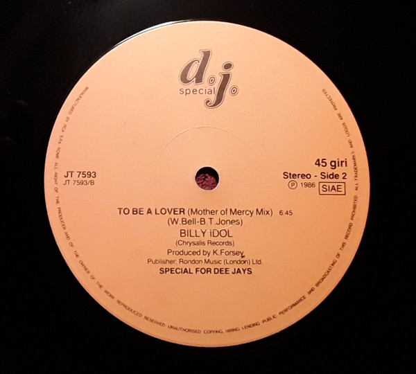 Aretha Franklin / Billy Idol - Jumpin' Jack Flash / To Be A Lover | D.J. Special (JT 7593) - 2 Aretha Franklin / Billy Idol - Jumpin' Jack Flash / To Be A Lover | D.J. Special (JT 7593) - 2