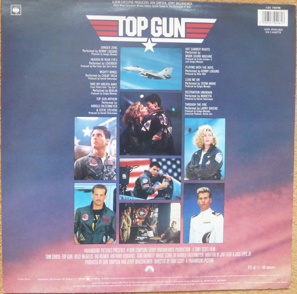 Various - Top Gun (Original Motion Picture Soundtrack) | CBS (CBS 70296) - 2