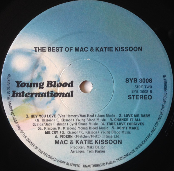 Mac And Katie Kissoon - The Best Of Mac & Katie Kissoon | Young Blood International (SYB 3008) - 4