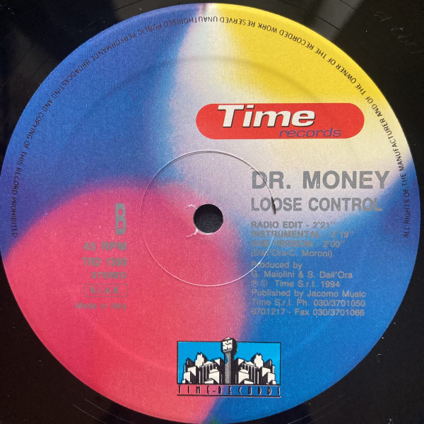 Dr. Money - Loose Control | Time Records (TRD 1399) - 4 Dr. Money - Loose Control | Time Records (TRD 1399) - 4