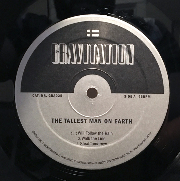 The Tallest Man On Earth - The Tallest Man On Earth 12" EP | Gravitation (gra025) - 3