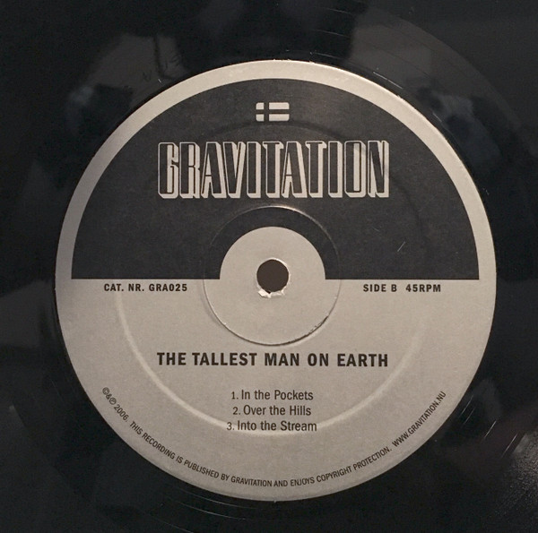 The Tallest Man On Earth - The Tallest Man On Earth 12" EP | Gravitation (gra025) - 4