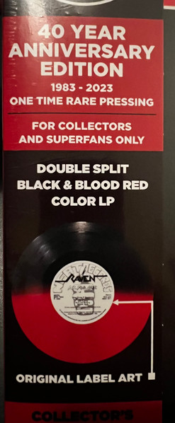 Raven - All For One - Vinilo Negro Y Rojo Sangre | Culture Factory USA, Inc. (CFU01257) - 3 Raven - All For One - Vinilo Negro Y Rojo Sangre | Culture Factory USA, Inc. (CFU01257) - 3