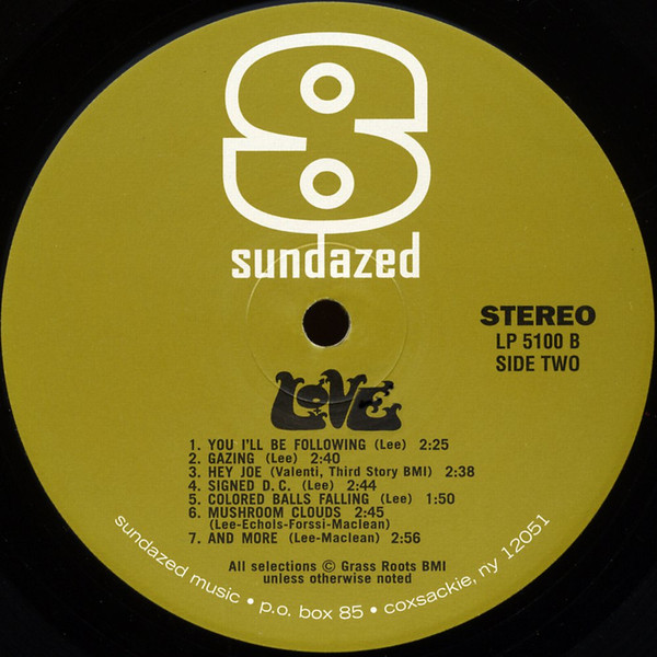 Love - Love | Sundazed Music (LP 5100) - 3