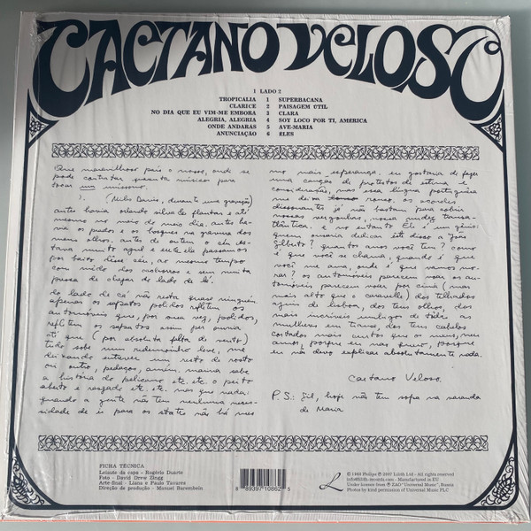 Caetano Veloso - Caetano Veloso | Lilith (LR131C) - 2