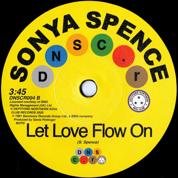 Jimmy James & The Vagabonds / Sonya Spence - This Heart Of Mine / Let Love Flow On | Deptford Northern Soul Club Records (DNSCR004) - 2 Jimmy James & The Vagabonds / Sonya Spence - This Heart Of Mine / Let Love Flow On | Deptford Northern Soul Club Records (DNSCR004) - 2
