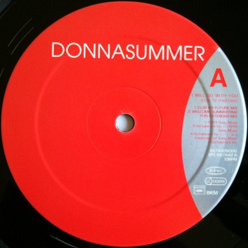 Donna Summer - I Will Go With You (Con Te Partiró) | Epic (EPC 667442 6) - 3 Donna Summer - I Will Go With You (Con Te Partiró) | Epic (EPC 667442 6) - 3