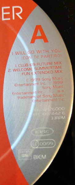 Donna Summer - I Will Go With You (Con Te Partiró) | Epic (EPC 667442 6) - 4 Donna Summer - I Will Go With You (Con Te Partiró) | Epic (EPC 667442 6) - 4