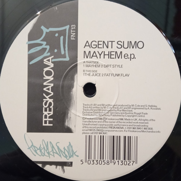 Agent Sumo - Mayhem E.P. | Freskanova (FNT13) Agent Sumo - Mayhem E.P. | Freskanova (FNT13)
