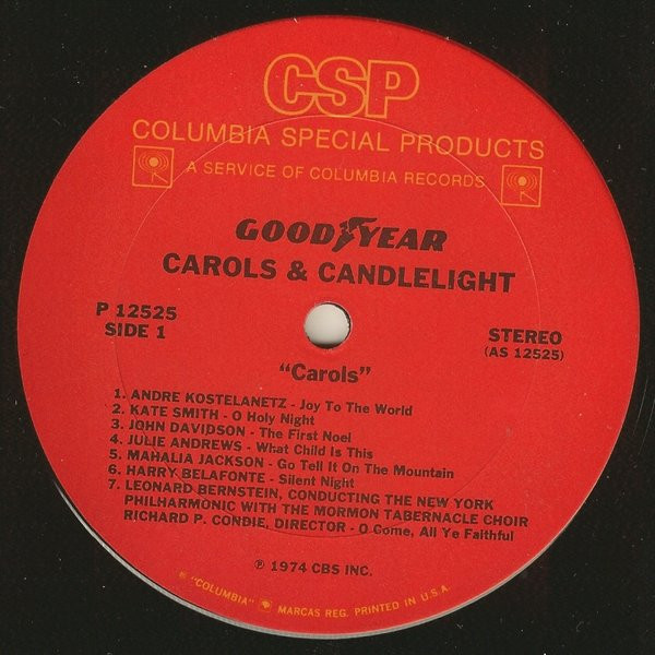 Various - Carols & Candlelight : Great Songs Of Christmas | Columbia Special Products (P 12525) - 3