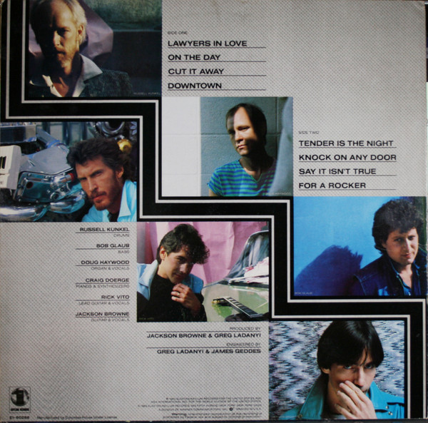 Jackson Browne - Lawyers In Love | Asylum Records (9 E1-60268) - 2