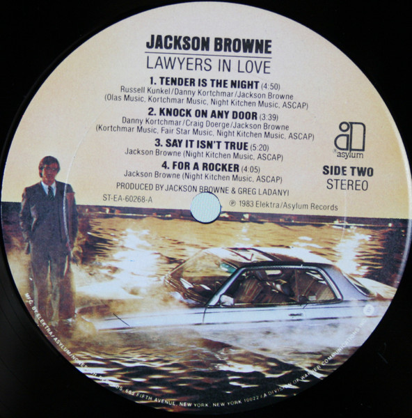 Jackson Browne - Lawyers In Love | Asylum Records (9 E1-60268) - 4