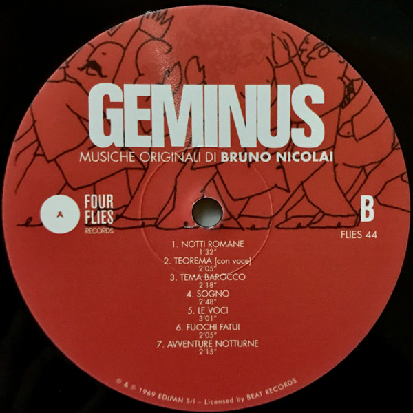 Bruno Nicolai - Geminus | Four Flies Records (FLIES 44) - 3 Bruno Nicolai - Geminus | Four Flies Records (FLIES 44) - 3