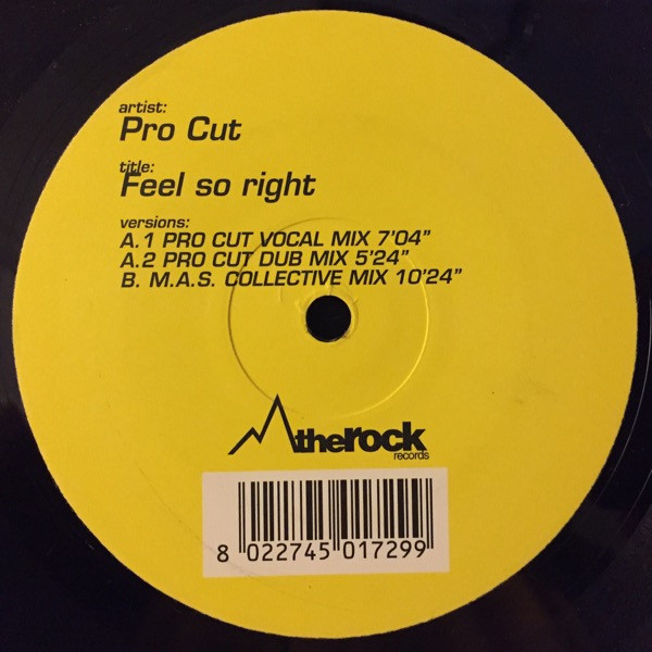 Pro Cut - Feel So Right | Therock Records (RK 007)