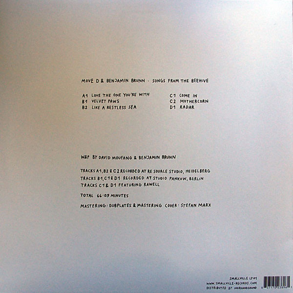 Move D & Benjamin Brunn - Songs From The Beehive | Smallville Records (SMALLVILLE LP01) - 2
