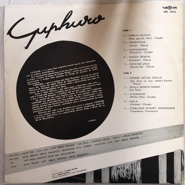 Eyuphuro - Yuphuro | Ngoma (LPL 0131) - 2