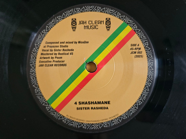 Sister Rasheda - 4 Shashamane | Jah Clean Music (JCM 002) - main