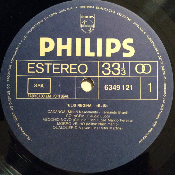 Elis Regina - Elis | Philips (6349 121) - 3