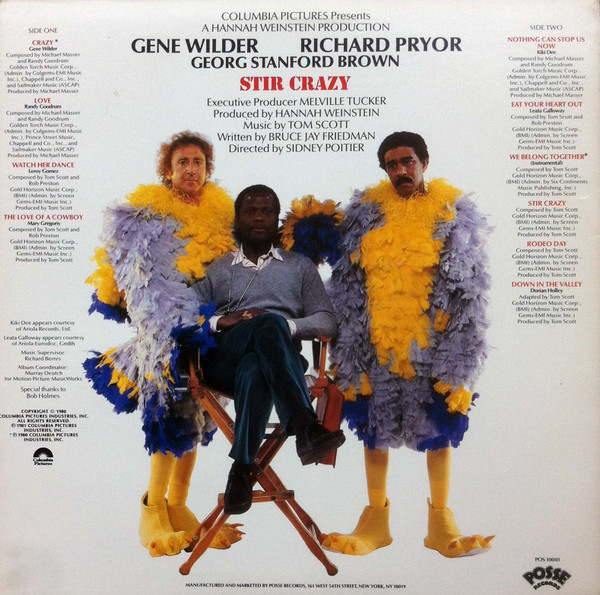 Various - The Original Soundtrack From The Motion Picture "Stir Crazy" | Posse Records (POS 10001) - 2 Various - The Original Soundtrack From The Motion Picture "Stir Crazy" | Posse Records (POS 10001) - 2