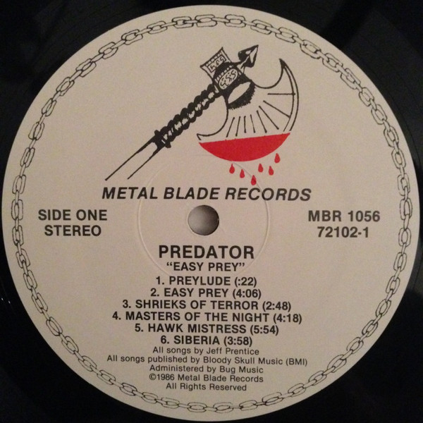 Predator - Easy Prey | Metal Blade Records (MBR 1056) - 4 Predator - Easy Prey | Metal Blade Records (MBR 1056) - 4
