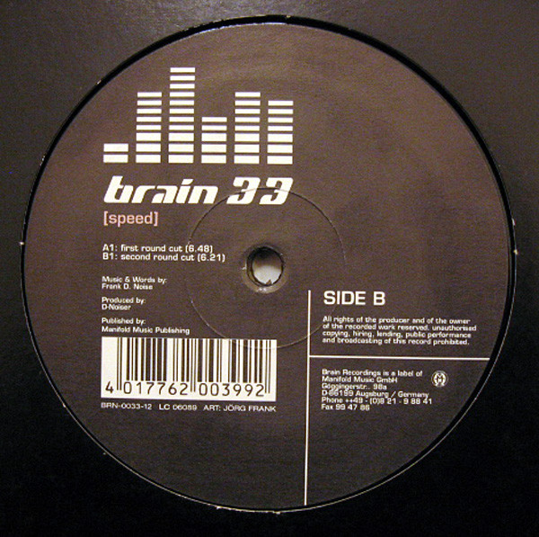 Brain - Speed | Brain Recordings (BRN-0033-12) - main Brain - Speed | Brain Recordings (BRN-0033-12) - main
